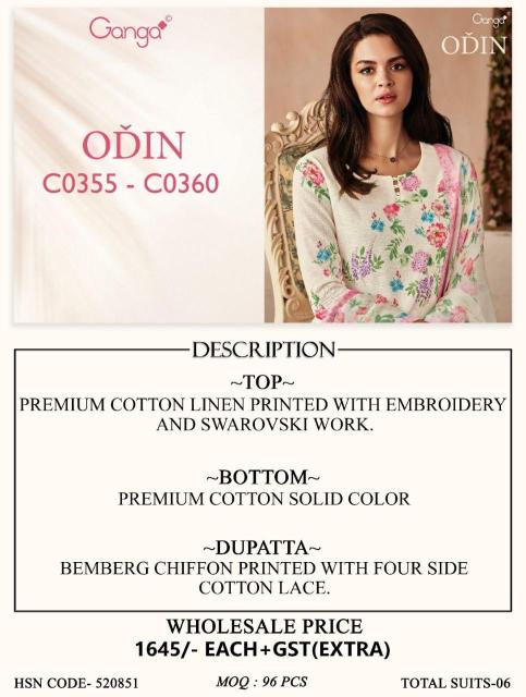 Ganga odin cotton dress materials with wholesale price flipkart